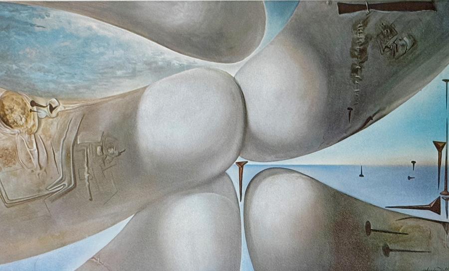 Salvador Dalí. Pòster "Jove deessa acotada", 1960